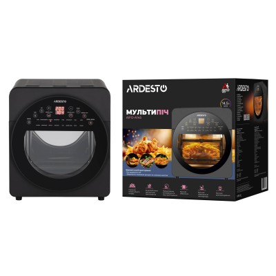 Мультипіч Ardesto, 1700Вт, об'єм-14.5л, сенсорне керування, 50-220°C, нержав.сталь/пластик, сіро-чорний (AIFO-A145) Мультипіч Ardesto, 1700Вт, об'єм-14.5л, сенсорне керування, 50-220°C, нержав.сталь/пластик, сіро-чорний (AIFO-A145)