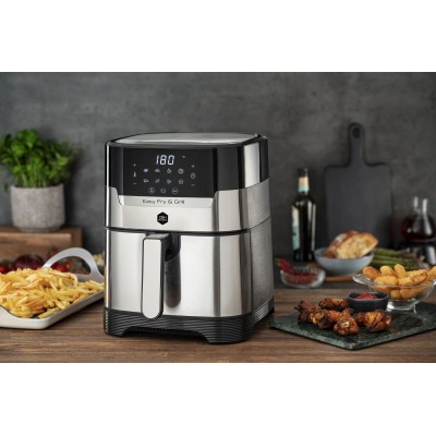 Мультипіч OBH Nordica EasyFry&Grill, 1550Вт, чаша-4.2л, сенсорне керув., від 40°C до 200°C, пластик, чорно-сірий (AG505DS0) Мультипіч OBH Nordica EasyFry&Grill, 1550Вт, чаша-4.2л, сенсорне керув., від 40°C до 200°C, пластик, чорно-сірий (AG505DS0)