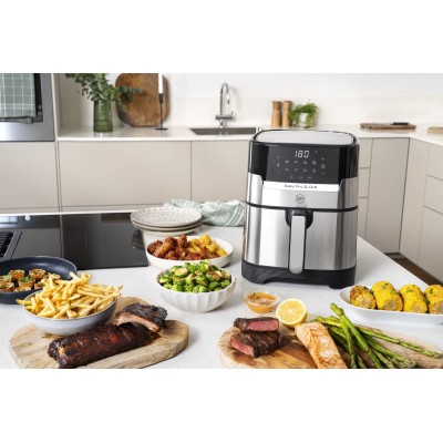 Мультипіч OBH Nordica EasyFry&Grill, 1550Вт, чаша-4.2л, сенсорне керув., від 40°C до 200°C, пластик, чорно-сірий (AG505DS0) Мультипіч OBH Nordica EasyFry&Grill, 1550Вт, чаша-4.2л, сенсорне керув., від 40°C до 200°C, пластик, чорно-сірий (AG505DS0)