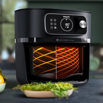 Мультипіч Philips Combi XXL Connected 2200Вт, чаша-8.3л, сенсорне управл., 22 авто. программ, пластик, білий (HD9876/20) Мультипіч Philips Combi XXL Connected 2200Вт, чаша-8.3л, сенсорне управл., 22 авто. программ, пластик, білий (HD9876/20)
