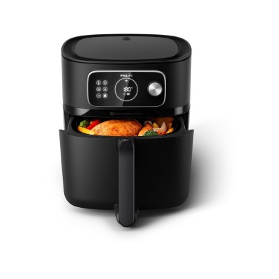 Мультипіч Philips Ovi Combi Connected, 2200Вт, чаша-8.3л, механічне керув., 22 авто. програм, пластик, чорний (HD9876/90) Мультипіч Philips Ovi Combi Connected, 2200Вт, чаша-8.3л, механічне керув., 22 авто. програм, пластик, чорний (HD9876/90)
