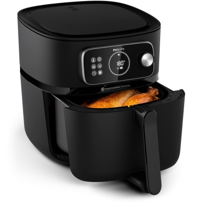 Мультипіч Philips Ovi Combi Connected, 2200Вт, чаша-8.3л, механічне керув., 22 авто. програм, пластик, чорний (HD9876/90) Мультипіч Philips Ovi Combi Connected, 2200Вт, чаша-8.3л, механічне керув., 22 авто. програм, пластик, чорний (HD9876/90)