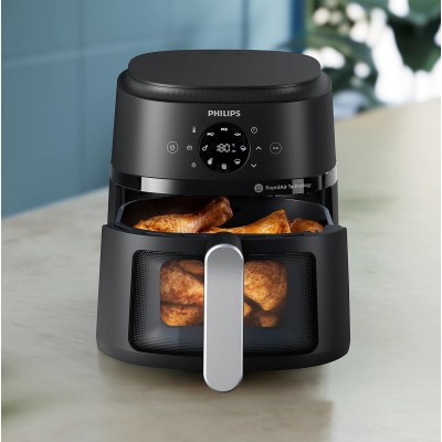 Мультипіч Philips Ovi digital, 1500Вт, чаша-4.2л, сенсорне керування, 13 авто. програм, віконце, пластик, чорний (NA221/00) Мультипіч Philips Ovi digital, 1500Вт, чаша-4.2л, сенсорне керування, 13 авто. програм, віконце, пластик, чорний (NA221/00)
