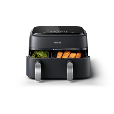 Мультипіч Philips Ovi Dual Series 3000 2750Вт, чаша-6+3л, сенсорне управл., 2 контейнера,8 авто. Програм, пластик, чорний (NA351 Мультипіч Philips Ovi Dual Series 3000 2750Вт, чаша-6+3л, сенсорне управл., 2 контейнера,8 авто. Програм, пластик, чорний (NA351