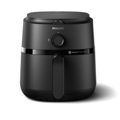 Мультипіч Philips Ovi L, 1500Вт, чаша-4.2л, механічне керування, 12 авто. програм, пластик, чорний (NA120/00)