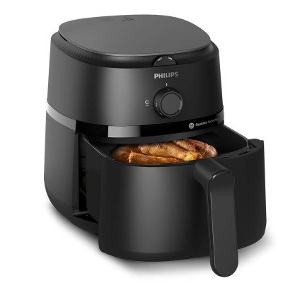 Мультипіч Philips Ovi L, 1500Вт, чаша-4.2л, механічне керування, 12 авто. програм, пластик, чорний (NA120/00)