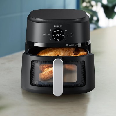 Мультипіч Philips Ovi Series 2000 1700Вт, чаша-6.2л, сенсорне управл., 13 авто. програм, пластик, чорний (NA231/00) Мультипіч Philips Ovi Series 2000 1700Вт, чаша-6.2л, сенсорне управл., 13 авто. програм, пластик, чорний (NA231/00)