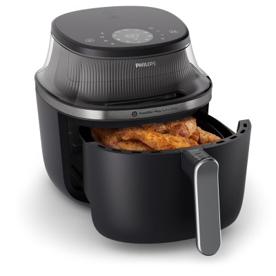 Мультипіч Philips Ovi XL Series 3000, 1700Вт, чаша-6.2л, сенсорне управл., 12 авто. програм, пластик, чорний (NA331/00)