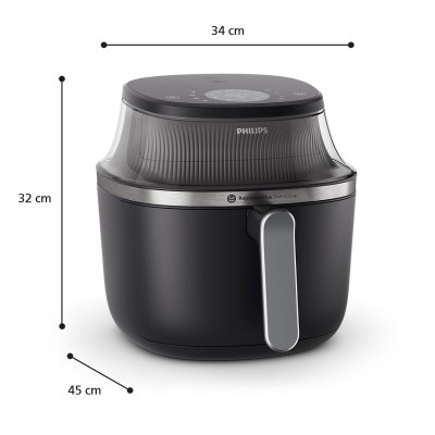 Мультипіч Philips Ovi XL Series 3000, 2000Вт, чаша-7.2л, сенсорне управл., 16 авто. програм, з віконцем, пластик, чорний (NA341/ Мультипіч Philips Ovi XL Series 3000, 2000Вт, чаша-7.2л, сенсорне управл., 16 авто. програм, з віконцем, пластик, чорний (NA341/
