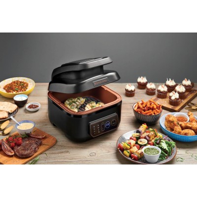 Мультипіч Russell Hobbs SatisFry Air&Grill, 1745Вт, чаша-5.5л, сенсорне керув., алюміній/пластик,чорно-помаранчевий (26520-56) Мультипіч Russell Hobbs SatisFry Air&Grill, 1745Вт, чаша-5.5л, сенсорне керув., алюміній/пластик,чорно-помаранчевий (26520-56)