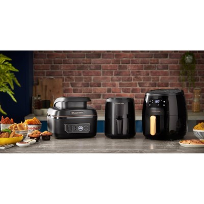Мультипіч Russell Hobbs SatisFry Air&Grill, 1745Вт, чаша-5.5л, сенсорне керув., алюміній/пластик,чорно-помаранчевий (26520-56) Мультипіч Russell Hobbs SatisFry Air&Grill, 1745Вт, чаша-5.5л, сенсорне керув., алюміній/пластик,чорно-помаранчевий (26520-56)