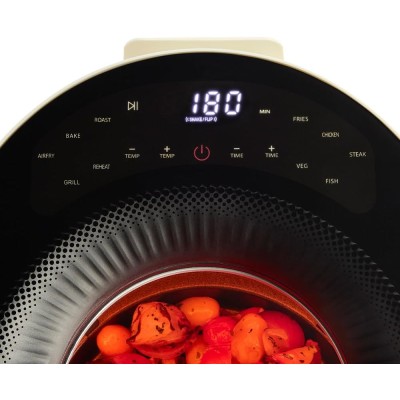 Мультипіч Russell Hobbs Satisfry Panoramic- 1500Вт, чаша-5л, сенсорне управл., 10 авто. програм, пластик/скло, кремовий (27421-5 Мультипіч Russell Hobbs Satisfry Panoramic- 1500Вт, чаша-5л, сенсорне управл., 10 авто. програм, пластик/скло, кремовий (27421-5