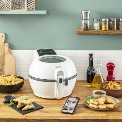 Мультипіч Tefal ActiFry Extra, 1500Вт, чаша-1,2л, механічне керув., підкл. до смартфону, авто перемішування, пластик, білий (FZ7 Мультипіч Tefal ActiFry Extra, 1500Вт, чаша-1,2л, механічне керув., підкл. до смартфону, авто перемішування, пластик, білий (FZ7