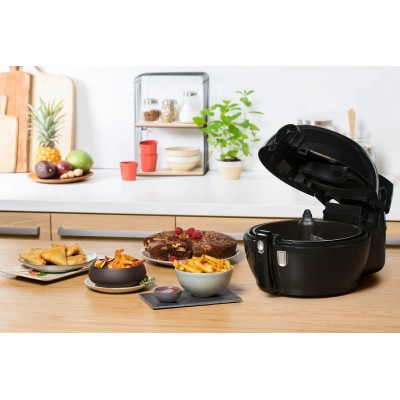 Мультипіч Tefal ActiFry Genius, 1350Вт, чаша-1,2л, сенсорне керув., підкл. до смартфону, авто перемішування, пластик, чорний (FZ Мультипіч Tefal ActiFry Genius, 1350Вт, чаша-1,2л, сенсорне керув., підкл. до смартфону, авто перемішування, пластик, чорний (FZ