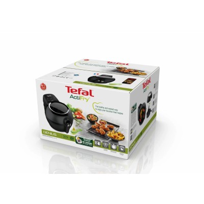 Мультипіч Tefal ActiFry Genius, 1350Вт, чаша-1,2л, сенсорне керув., підкл. до смартфону, авто перемішування, пластик, чорний (FZ Мультипіч Tefal ActiFry Genius, 1350Вт, чаша-1,2л, сенсорне керув., підкл. до смартфону, авто перемішування, пластик, чорний (FZ