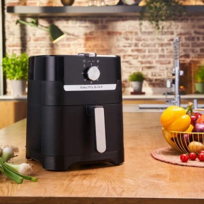 Мультипіч Tefal AirFry&Grill, 1550Вт, чаша-4.2л, електронне керув., пластик, чорний (EY501815) Мультипіч Tefal AirFry&Grill, 1550Вт, чаша-4.2л, електронне керув., пластик, чорний (EY501815)