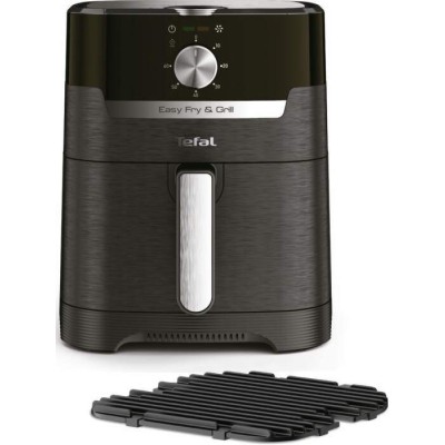 Мультипіч Tefal AirFry&Grill, 1550Вт, чаша-4.2л, електронне керув., пластик, чорний (EY501815) Мультипіч Tefal AirFry&Grill, 1550Вт, чаша-4.2л, електронне керув., пластик, чорний (EY501815)