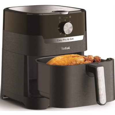 Мультипіч Tefal AirFry&Grill, 1550Вт, чаша-4.2л, електронне керув., пластик, чорний (EY501815) Мультипіч Tefal AirFry&Grill, 1550Вт, чаша-4.2л, електронне керув., пластик, чорний (EY501815)