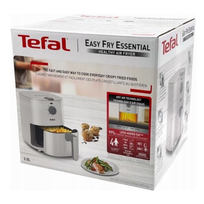Мультипіч Tefal Easy Fry Essential, 1430Вт, чаша-3.5л, механічне керув., пластик, білий (EY130A10)