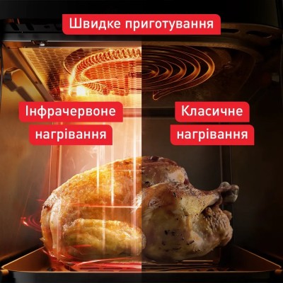 Мультипіч Tefal Easy Fry Infrared, 1500Вт, чаша-7л, сенсорне керув., 8 програм, з віконцем, пластик, світло-сірий (EY831GE0) Мультипіч Tefal Easy Fry Infrared, 1500Вт, чаша-7л, сенсорне керув., 8 програм, з віконцем, пластик, світло-сірий (EY831GE0)
