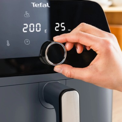 Мультипіч Tefal Easy Fry Mega, 1700Вт, чаша-7.5л, сенсорне керув., 8 програм, пластик, темно-сірий (EY855BE0) Мультипіч Tefal Easy Fry Mega, 1700Вт, чаша-7.5л, сенсорне керув., 8 програм, пластик, темно-сірий (EY855BE0)
