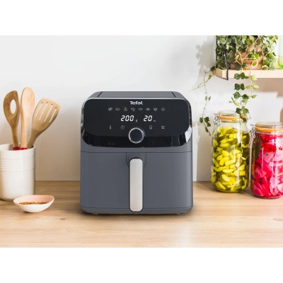 Мультипіч Tefal Easy Fry Mega, 1700Вт, чаша-7.5л, сенсорне керув., 8 програм, пластик, темно-сірий (EY855BE0) Мультипіч Tefal Easy Fry Mega, 1700Вт, чаша-7.5л, сенсорне керув., 8 програм, пластик, темно-сірий (EY855BE0)