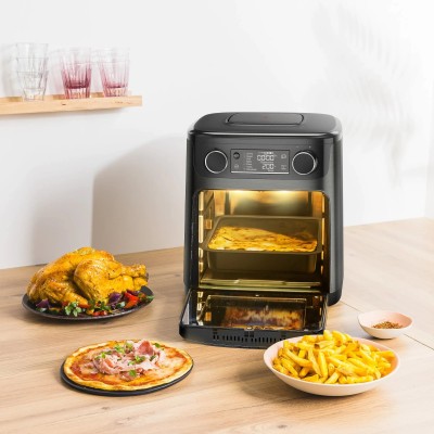 Мультипіч Tefal Easy Fry Multifunctional, 1800Вт, механічне керув., 9 програм, пластик, чорний (FW5558E0)