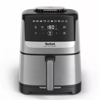 Мультипіч Tefal Easy Fry Silence, 1670Вт, чаша-5л, сенсорне керув., 10 програм, пластик, нерж. сталь-чорний (EY552DE0)