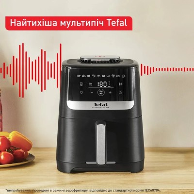 Мультипіч Tefal Easy Fry Silence, 1670Вт, чаша-5л, сенсорне керув., 10 програм, пластик, чорний (EY5528E0) Мультипіч Tefal Easy Fry Silence, 1670Вт, чаша-5л, сенсорне керув., 10 програм, пластик, чорний (EY5528E0)