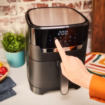Мультипіч Tefal EasyFry&Grill Precision, 1550Вт, чаша-4.2л, сенсорне керув., 8 програм, гриль, пластик, чорний (EY505815) Мультипіч Tefal EasyFry&Grill Precision, 1550Вт, чаша-4.2л, сенсорне керув., 8 програм, гриль, пластик, чорний (EY505815)
