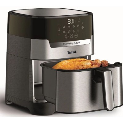 Мультипіч Tefal EasyFry&Grill Precision, 1550Вт, чаша-4.2л, сенсорне керув., пластик, сірий (EY505D15) Мультипіч Tefal EasyFry&Grill Precision, 1550Вт, чаша-4.2л, сенсорне керув., пластик, сірий (EY505D15)