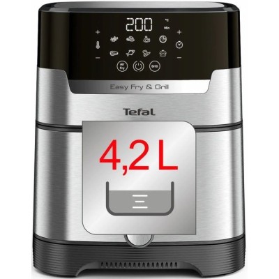 Мультипіч Tefal EasyFry&Grill Precision, 1550Вт, чаша-4.2л, сенсорне керув., пластик, сірий (EY505D15) Мультипіч Tefal EasyFry&Grill Precision, 1550Вт, чаша-4.2л, сенсорне керув., пластик, сірий (EY505D15)