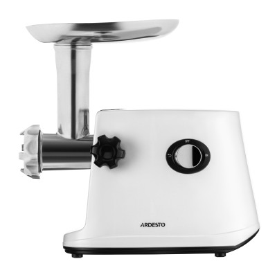 М'ясорубка Ardesto, 1600Вт, 1.6кг/хв, 3 решітки, насадка для ковбас, кеббе, 3 терки, пластик, біло-сріблястий (MGA-1750R) М'ясорубка Ardesto, 1600Вт, 1.6кг/хв, 3 решітки, насадка для ковбас, кеббе, 3 терки, пластик, біло-сріблястий (MGA-1750R)