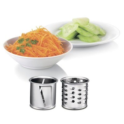 М'ясорубка Moulinex, 1600Вт, 1.9кг/хв, 3 решітки, насадка для ковбас, томатів, 3 терки, пластик/мет, чорно-срібний (ME307832)