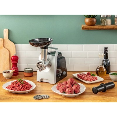 М'ясорубка Tefal HV1 7in1, 1400Вт, 1.7кг/хв, 2 решітки, насадка для ковбас, томатів, 3 терки, пластик, чорний (NE109838)