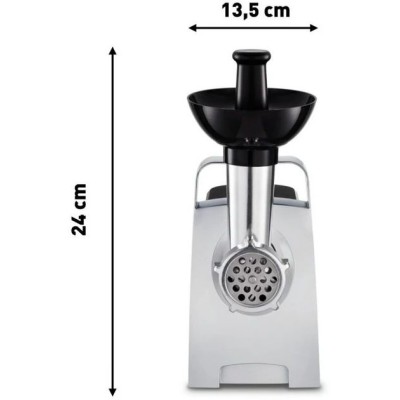 М'ясорубка Tefal HV1 7in1, 1400Вт, 1.7кг/хв, 2 решітки, насадка для ковбас, томатів, 3 терки, пластик, чорний (NE109838)