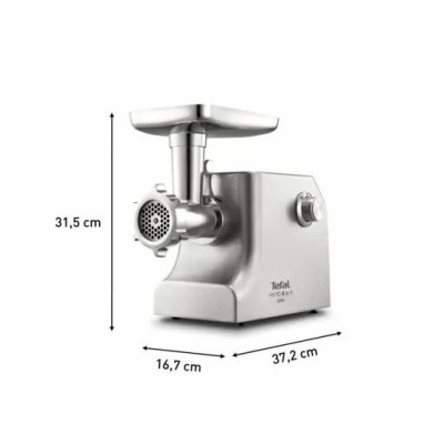 М'ясорубка Tefal HV10 8in1, 2200Вт, 5.5кг/хв, 3 решітки, насадка для ковбас, кеббе, 3 терки, метал (NE858D38) М'ясорубка Tefal HV10 8in1, 2200Вт, 5.5кг/хв, 3 решітки, насадка для ковбас, кеббе, 3 терки, метал (NE858D38)