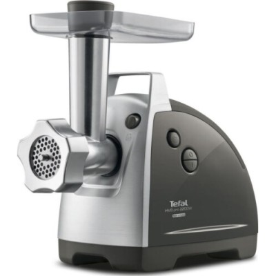М'ясорубка Tefal HV8 Successor, 2200Вт, 4.5кг/хв, 3 решітки, насадка для ковбас, кеббе, 4 терки, пластик/метал, чорний (NE688837