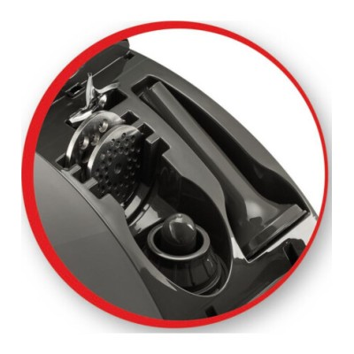М'ясорубка Tefal HV8 Successor, 2200Вт, 4.5кг/хв, 3 решітки, насадка для ковбас, кеббе, 4 терки, пластик/метал, чорний (NE688837