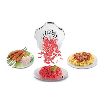 М'ясорубка Tefal HV8 Successor, 2200Вт, 4.5кг/хв, 3 решітки, насадка для ковбас, кеббе, 4 терки, пластик/метал, чорний (NE688837