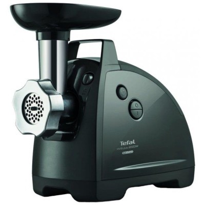 М'ясорубка Tefal HVB Plus, 2000Вт, 2.6кг/хв, 3 решітки, насадка для ковбас, кеббе, томатів, 5 терок, пластик/метал, чорний (NE68 М'ясорубка Tefal HVB Plus, 2000Вт, 2.6кг/хв, 3 решітки, насадка для ковбас, кеббе, томатів, 5 терок, пластик/метал, чорний (NE68