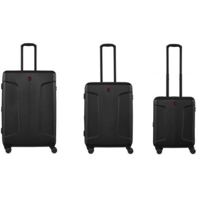 Набір валіз Wenger, Legacy 3 в 1, (S,M,L), пластик, 4 колеса, чорний (612530)