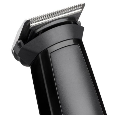 Набір для стрижки Babyliss, для бороди, вусів, голови і носа, акум., вібраційний мотор, насадок-6, сталь, чорний (MT725E)