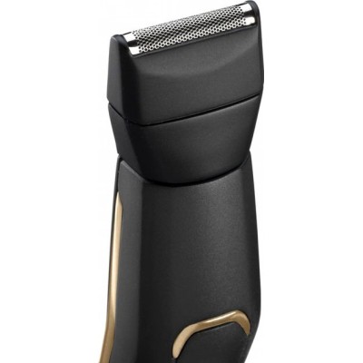 Набір для стрижки Babyliss, для бороди, вусів, голови, носа і тіла, акум., вібраційний мотор, насадок-10, сталь, чорний (MT860E)
