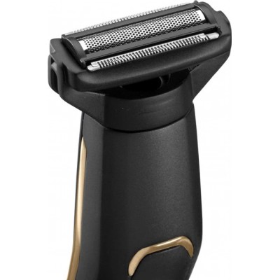 Набір для стрижки Babyliss, для бороди, вусів, голови, носа і тіла, акум., вібраційний мотор, насадок-10, сталь, чорний (MT860E)