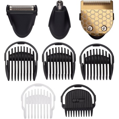 Набір для стрижки Babyliss, для бороди, вусів, голови, носа і тіла, акум., вібраційний мотор, насадок-8, чохол, сталь, сірий (MT Набір для стрижки Babyliss, для бороди, вусів, голови, носа і тіла, акум., вібраційний мотор, насадок-8, чохол, сталь, сірий (MT