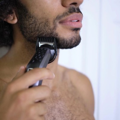 Набір для стрижки Babyliss, для бороди, вусів, голови, носа і тіла, акум., вібраційний мотор, насадок-9, сталь, сірий (MT727E)