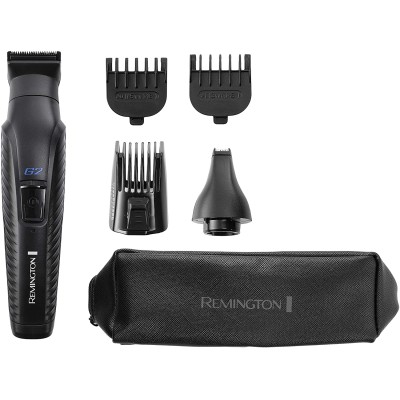 Набір для стрижки Remington G2 Graphite, для голови, вусів, бороди,носа і тіла, акум., насадок-5, чорний (PG2000)