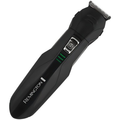 Набір для стрижки Remington, для бороди Edge all in one kit, вусів, голови, носа і тіла, акум., насадок-10, титан.напил., чорний