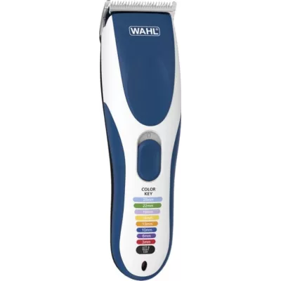 Набір для стрижки WAHL Color Pro Cordless, мережа+акум., гребінець, ножиці, сталь, синій (09649-016)
